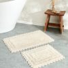 Bath Mats | Karaca Karaca Frame Bath Mat Set, 2 Piece, Beige