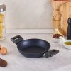 Pans | Karaca Karaca Biodiamond Powerful Plus Shallow Stock Pot, 20Cm, Black