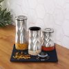 Storage Containers | Karaca Karaca Tottori Inox 3 Piece Storage Container Set, Silver Black Transparent