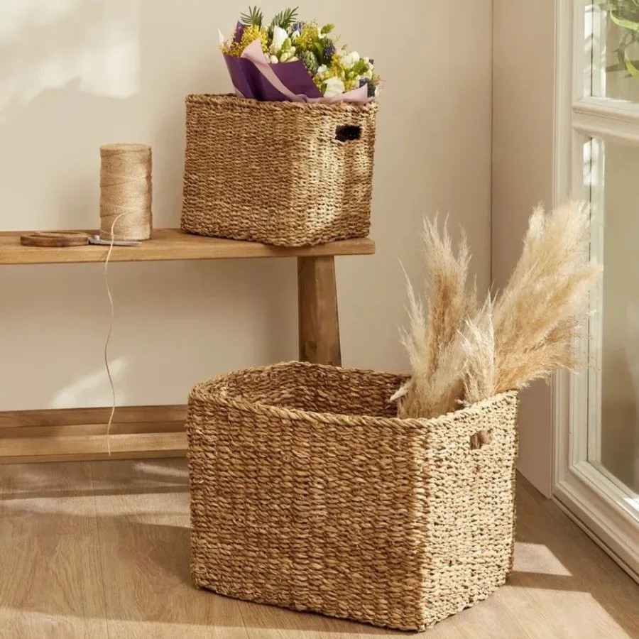 Home Storage | Karaca Karaca Sandro Seagrass Storage Basket