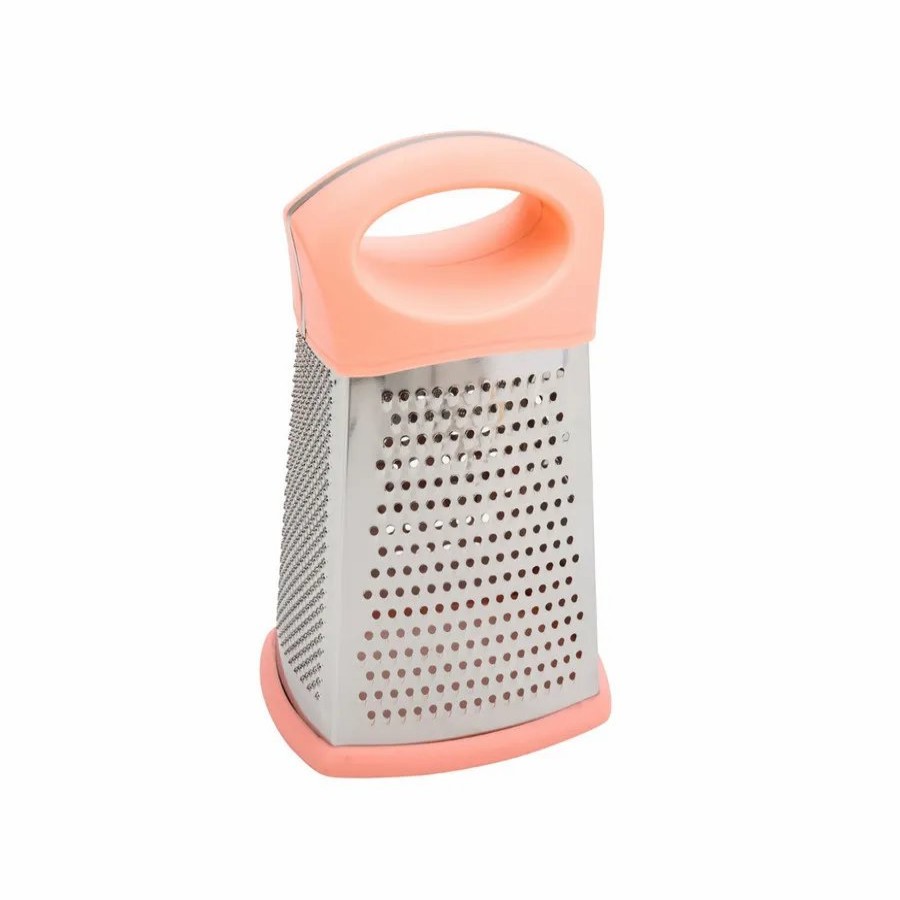 Kitchen Gadgets | Crick Crack Crick Crack Box Grater, 25.5Cm, Pink Silver