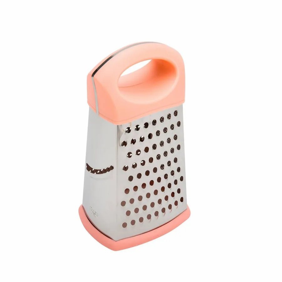 Kitchen Gadgets | Crick Crack Crick Crack Box Grater, 25.5Cm, Pink Silver