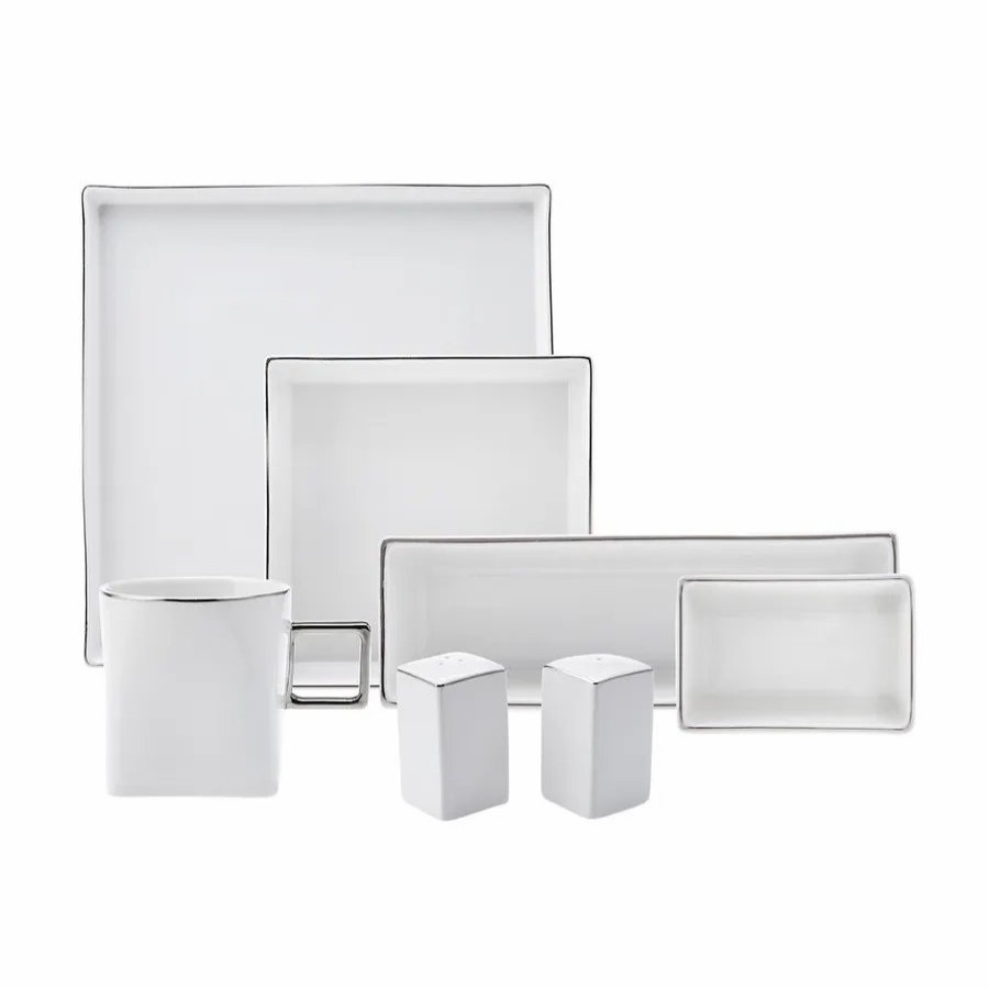 New Bone Breakfast Sets | Karaca Karaca 20 Piece New Generation Bone Breakfast Serveware Set For 6 People, White Silver