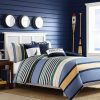 Duvet Cover Sets | Nautica Home Nautica Dover 100% Turkish Cotton Duvet Cover Set, King, 230Cmx220Cm, Blue Multi