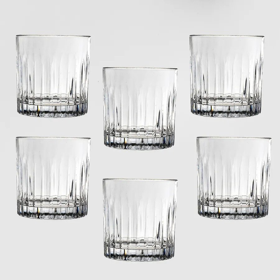 Tumbler Glasses | Rcr Rcr Timeless 6 Piece Glass Tumbler Glass Set, 310Ml, Transparent