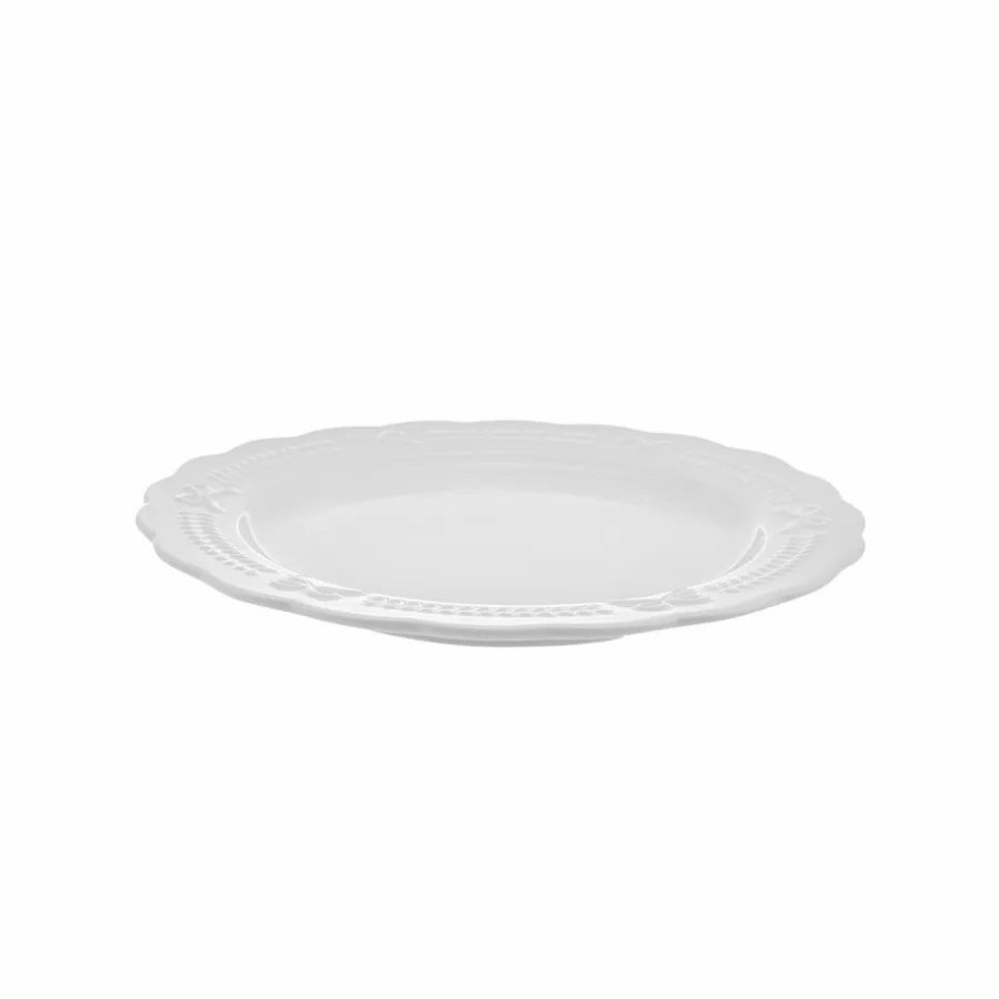 Side Plates | Karaca Karaca New Year Christmas Porcelain Side Plate, 21Cm, White