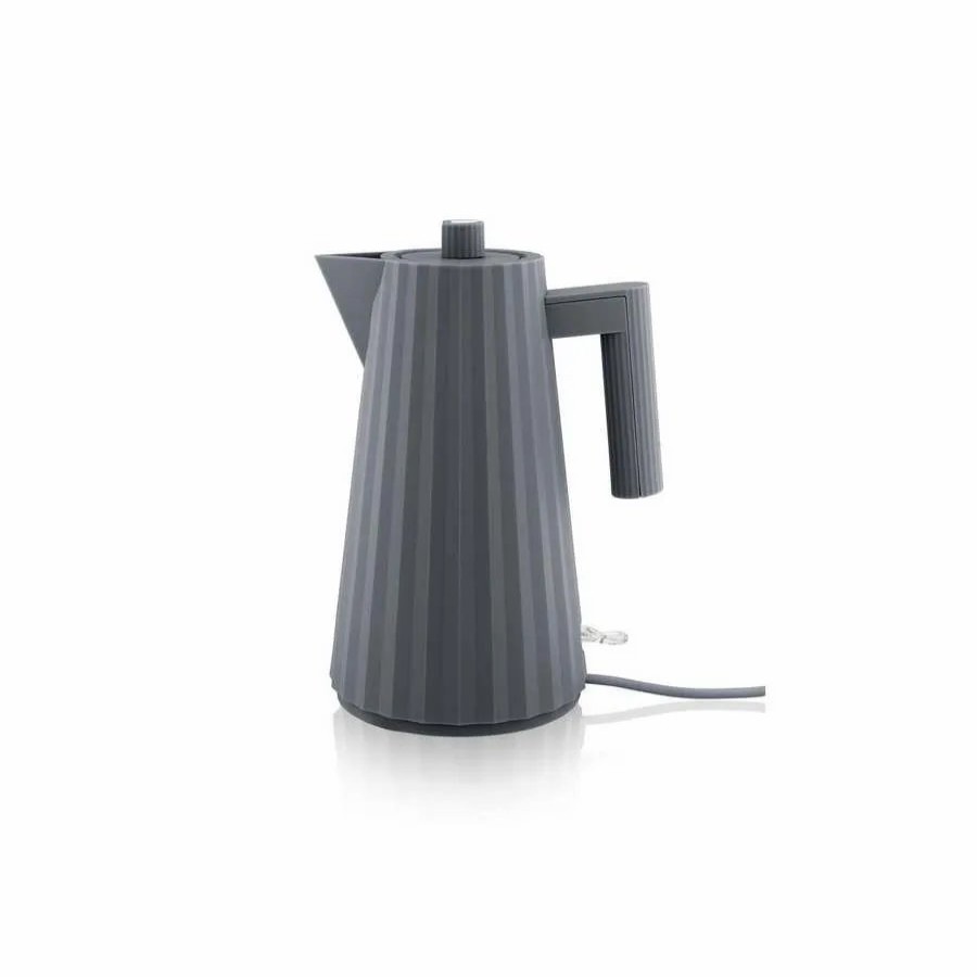 Kettles | Alessi Alessi Plisse Electric Kettle, 21Cmx16Cmx29Cm, Grey