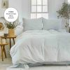 Duvet Cover Sets | Karaca Home Karaca Home 4 Elements 100% Turkish Cotton Duvet Cover Set With Bed Sheet, Single, Light Blue