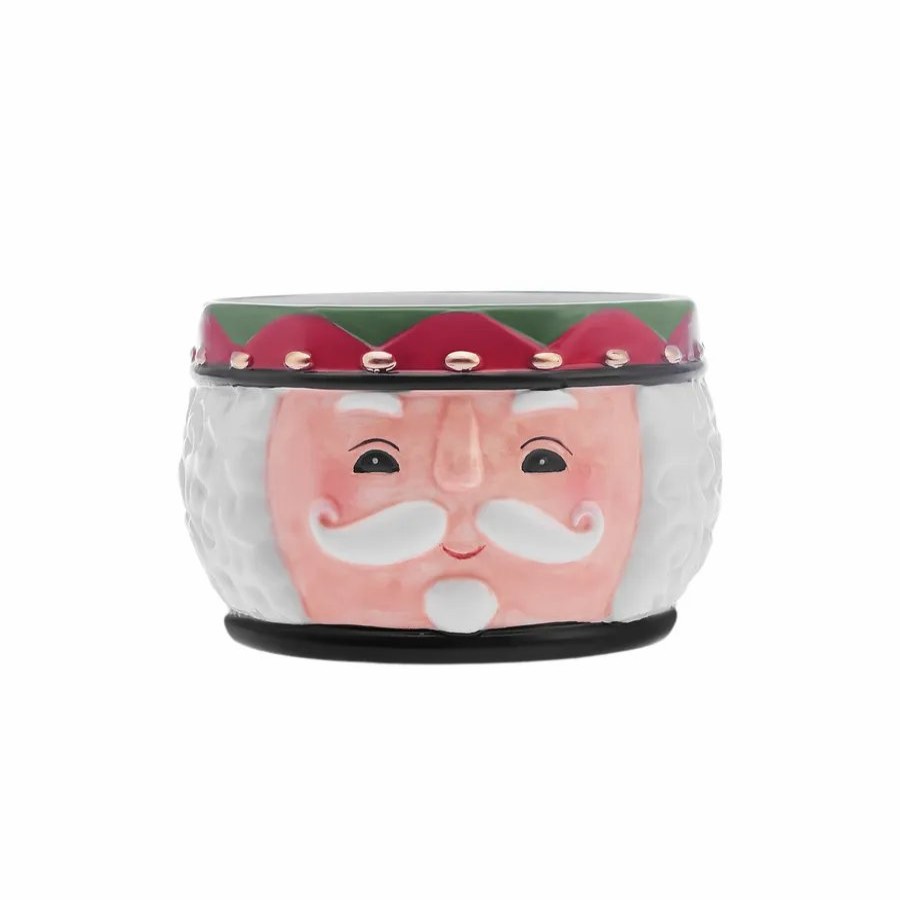 Bowls | Karaca Karaca New Year Christmas Nutcracker Dipping Dish, 12Cm, White Multi