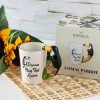 Mugs | Karaca Karaca Animal Parrot Stoneware Mug, 420Ml, Multi