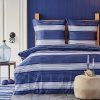 Duvet Cover Sets | Nautica Home Nautica Moby 100% Turkish Cotton Duvet Cover Set, Double, 200Cmx200Cm, Navy Blue Multi