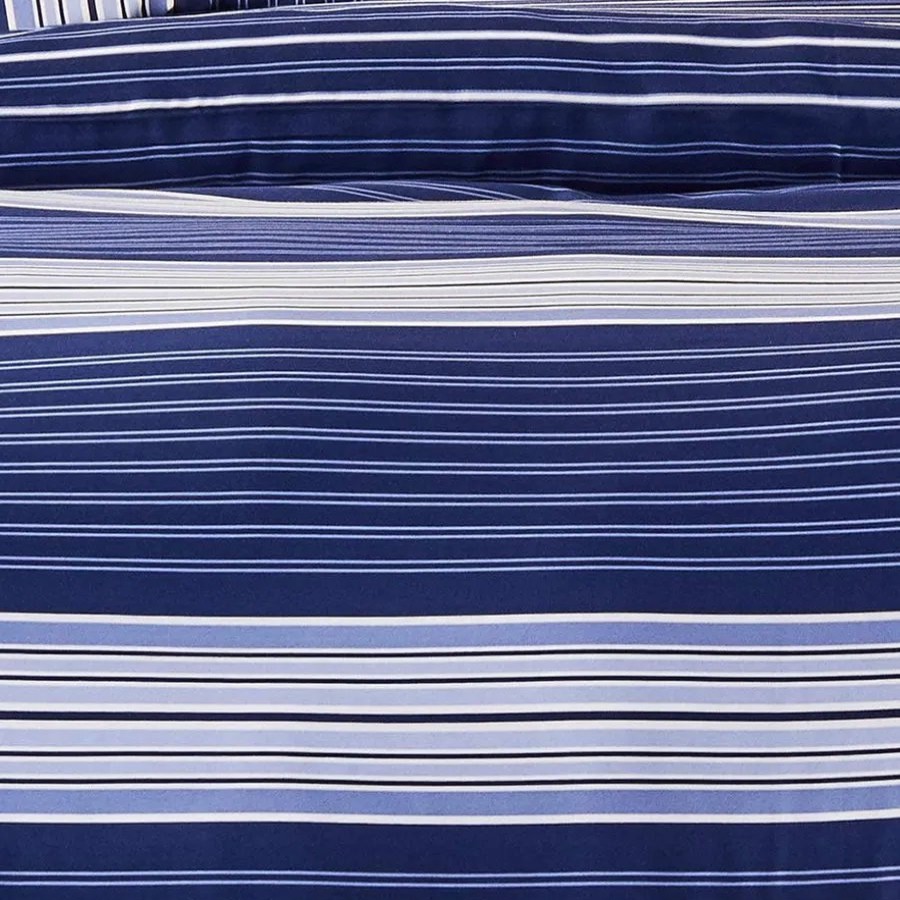 Duvet Cover Sets | Nautica Home Nautica Moby 100% Turkish Cotton Duvet Cover Set, Double, 200Cmx200Cm, Navy Blue Multi