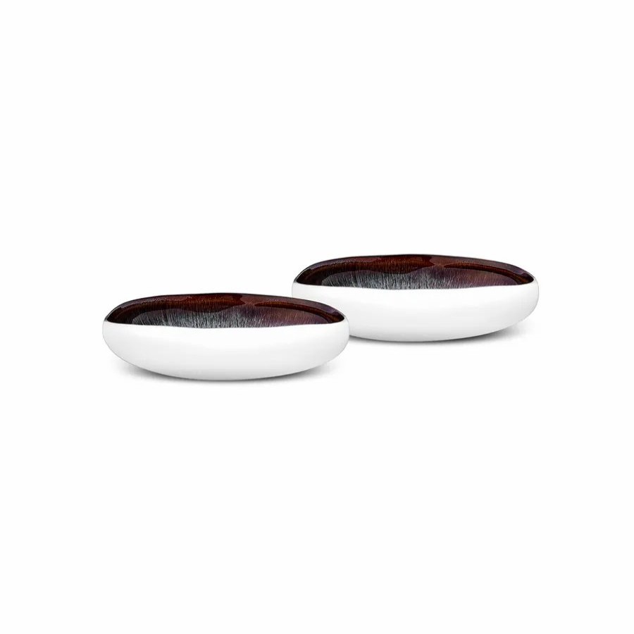 Pasta Bowls | Karaca Karaca 2 Piece Galactic Reactive Glaze Pasta Bowl Set For 2 People, 600Ml, White Multi