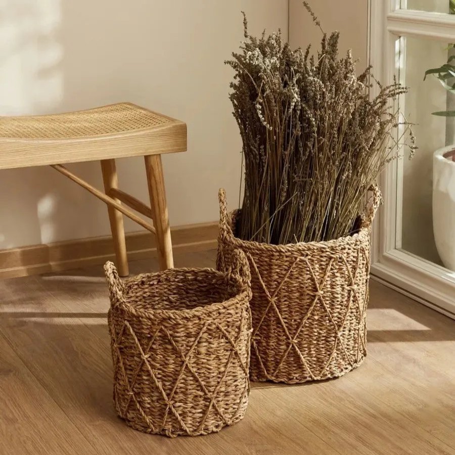 Home Storage | Karaca Karaca Rapsody Seagrass Storage Basket