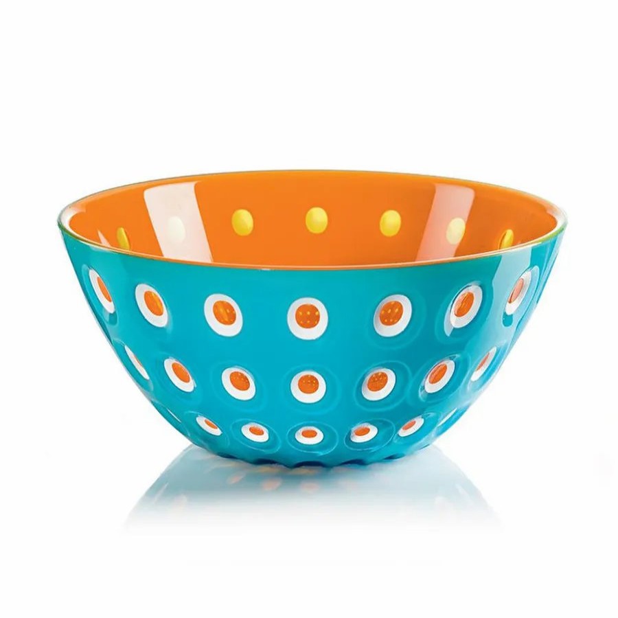 Bowls | Guzzini Guzzini Le Murrine Salad Bowl, 25Cmx11Cm, Blue Orange