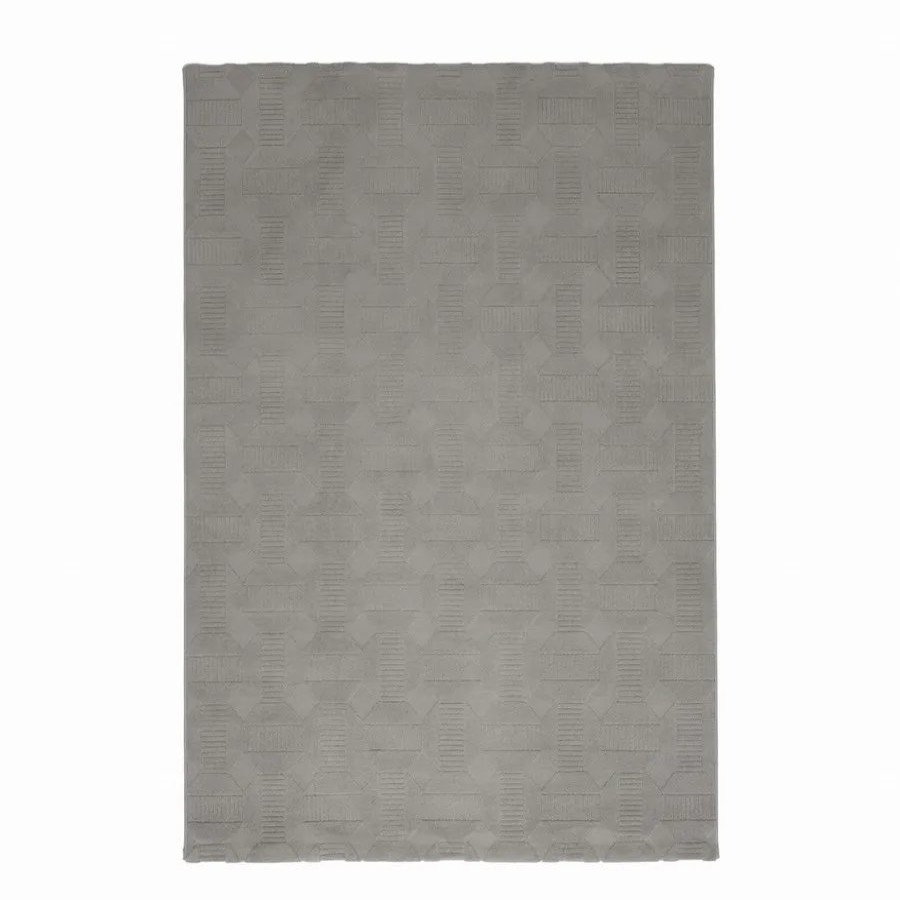 Modern Rugs | Kasmir Rugs Kasmir Rugs 724 Gloria Camilla Rug, 80Cmx150Cm, Grey