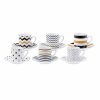 Espresso&Turkish Coffee Cup Sets | Karaca Karaca Nossa 12 Piece Porcelain Espresso Turkish Coffee Cup For 6 People, 80Ml, Multi