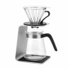 Cafetieres | Karaca Karaca Brewy Glass Pour Over Coffee Maker Set With Stand, 600Ml, Silver Transparent Black