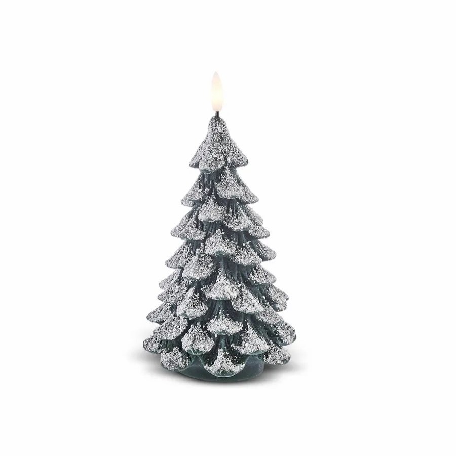 Candles | Karaca Home Karaca New Year Christmas Carlin Led Light Decorative Candle, 8Cmx14Cm, Green White