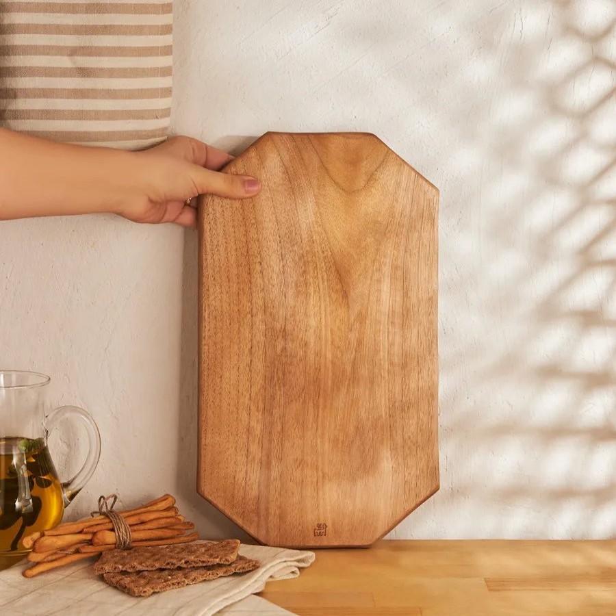 Chopping Boards | Karaca Karaca Nora Bamboo Chopping Board, 22Cmx38Cm, Wood