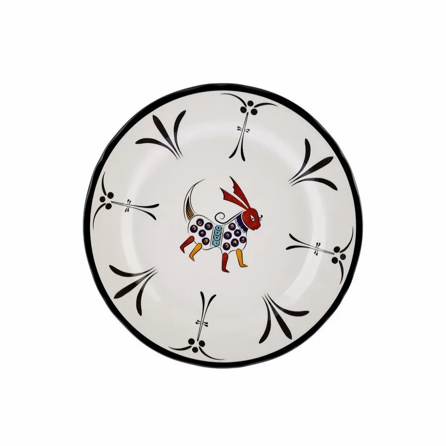 Dinner Plates | Karaca Karaca Paye Seljuk Collection Porcelain Dinner Plate, 26Cm, White Multi