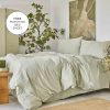 Duvet Cover Sets | Karaca Home Karaca Home 4 Elements 100% Turkish Cotton Duvet Cover Set With Bed Sheet, Single, Beige