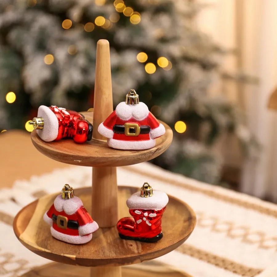 Ornaments | Karaca Home Karaca Home New Year Christmas Tree Decoration Set, 4 Piece, 5.5Cm, Multi