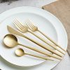 Cutlery Sets | Karaca Karaca Orion 30 Piece Stainless Steel Cutlery Set For 6 People, Matte Gold