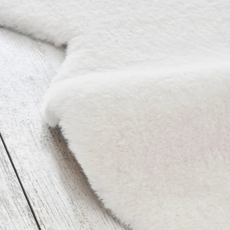 Faux Fur Rugs | Kasmir Rugs Kasmir Rugs 724 Faux Fur Rug, 100Cmx140Cm, White