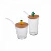 Mixed Glass Sets | Karaca Karaca Glacier 2 Piece Glass Set With Straws, Transparent Multi