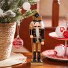 Ornaments | Karaca Home Karaca New Year Christmas Nutcracker With Gold Hat Figure, 25Cm, Multi