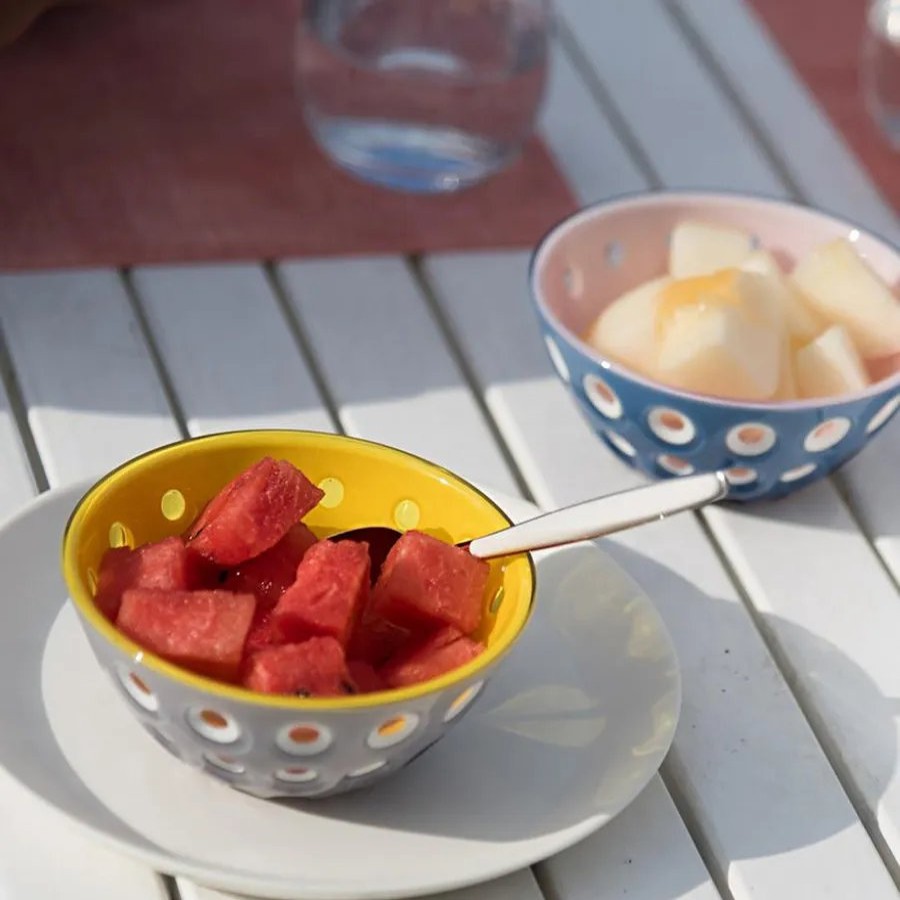 Bowls | Guzzini Guzzini Le Murrine 2 Piece Cereal/Soup Bowl Set, 12.5Cmx5.6Cm, Grey Yellow