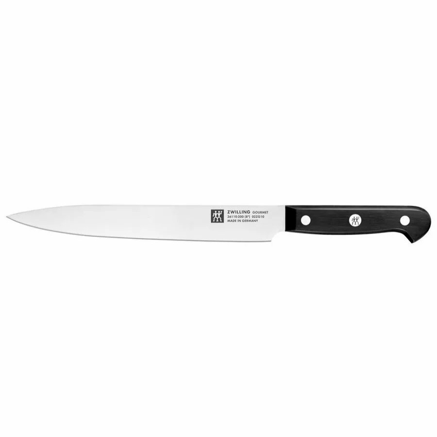 Knives | Zwilling Zwilling Gourmet Carving Knife, 20Cm, Black Silver