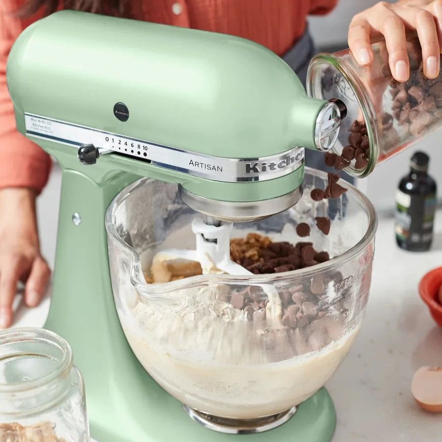 Stand Mixers | Kitchenaid Kitchenaid Artisan Mixer Tilt-Head Stand Mixer With Extra Accessories, 300W, 4.8L, Pistachio