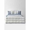 Duvet Cover Sets | Karaca Home Karaca Home Dobby Woven 100% Turkish Cotton Duvet Cover Set, Super King, White Indigo