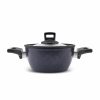 Pots | Karaca Karaca Biodiamond Powerful Plus Stockpot With Lid, 24Cm, Black