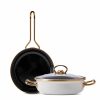 Pan Sets | Karaca Karaca Retro 2-Piece Emaye Non-Stick Induction Pan Set, Beige