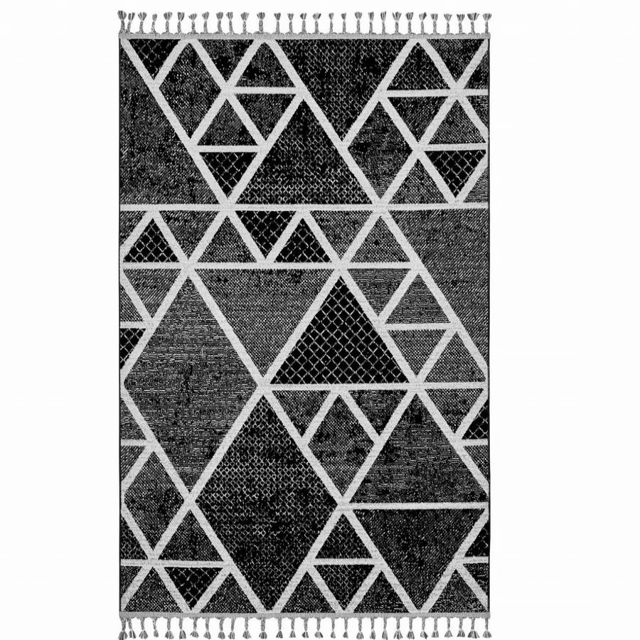 Scandinavian Rugs | Kasmir Rugs Kasmir Rugs 7/24 Scandinavian Ragnar Rug, 120Cmx180Cm, Black