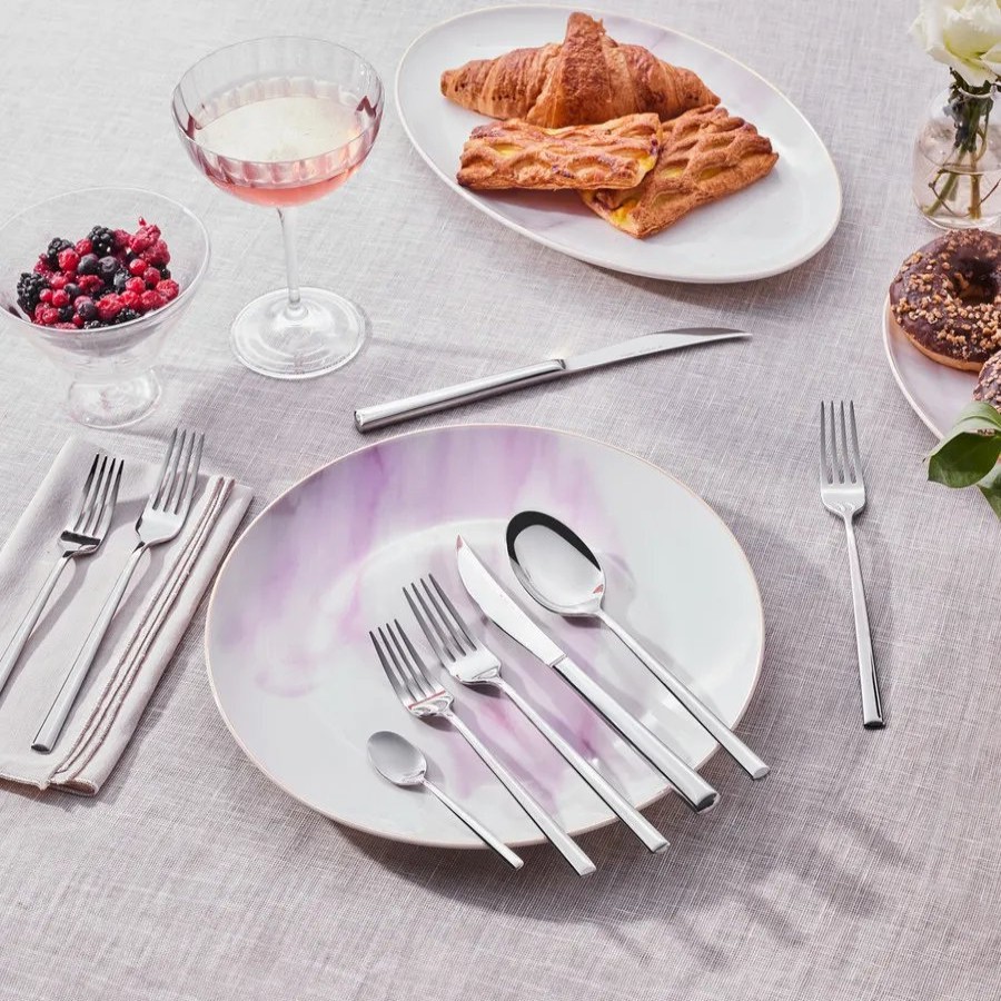 Cutlery Sets | Karaca Karaca Tivoli 60 Piece Stainless Steel Cutlery Set For 12 People, Silver