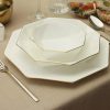 Fine Pearl Dinner Sets | Karaca Karaca Fine Pearl Extra Quartz 62-Piece Dinner Set For 12 People, White Gold