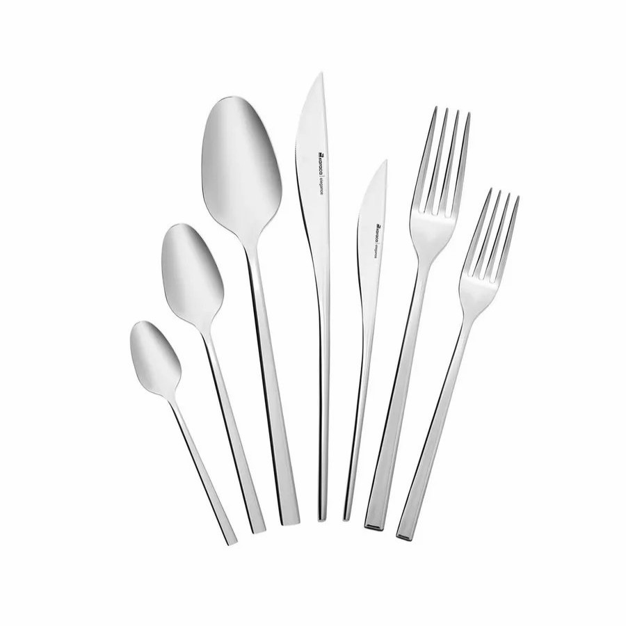 Cutlery Sets | Karaca Karaca New Everest 84 Piece Stainless Steel Cutlery Set For 12 People, Silver