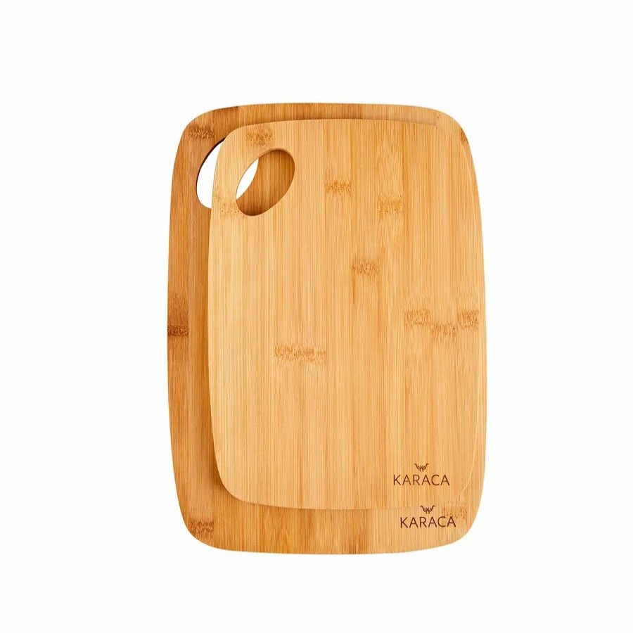 Chopping Boards | Karaca Karaca Karya 2 Piece Bamboo Chopping Board Set, Wood