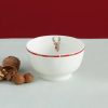 Bowls | Karaca Karaca Aries Porcelain Snack Bowl, 12Cm, Red Yellow Multi