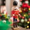 Ornaments | Karaca Home Karaca New Year Christmas Nutcracker With Drums Figure, 25Cm, Red Multi