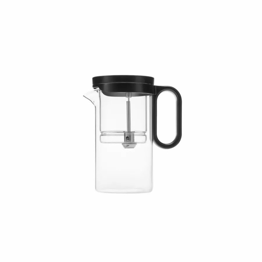 French Press | Karaca Karaca Brewy Glass Tea French Press, 500Ml, Black Transparent