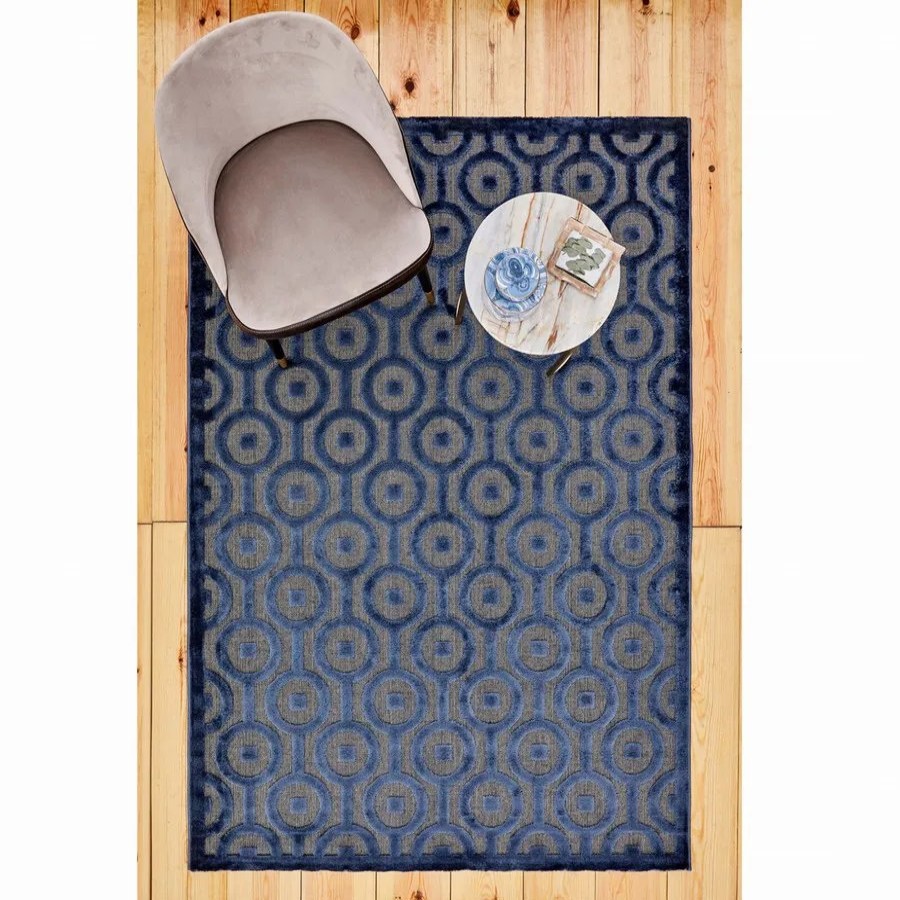 Scandinavian Rugs | Kasmir Rugs Kasmir Rugs 724 Scandinavian Bering Rug, 160Cmx230Cm, Blue Multi