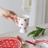 Mugs | Karaca Karaca Polka Dot Porcelain Mug, 360Ml, White Multi