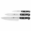 Knife Sets | Zwilling Zwilling Gourmet 3 Piece Knife Set, Black Silver