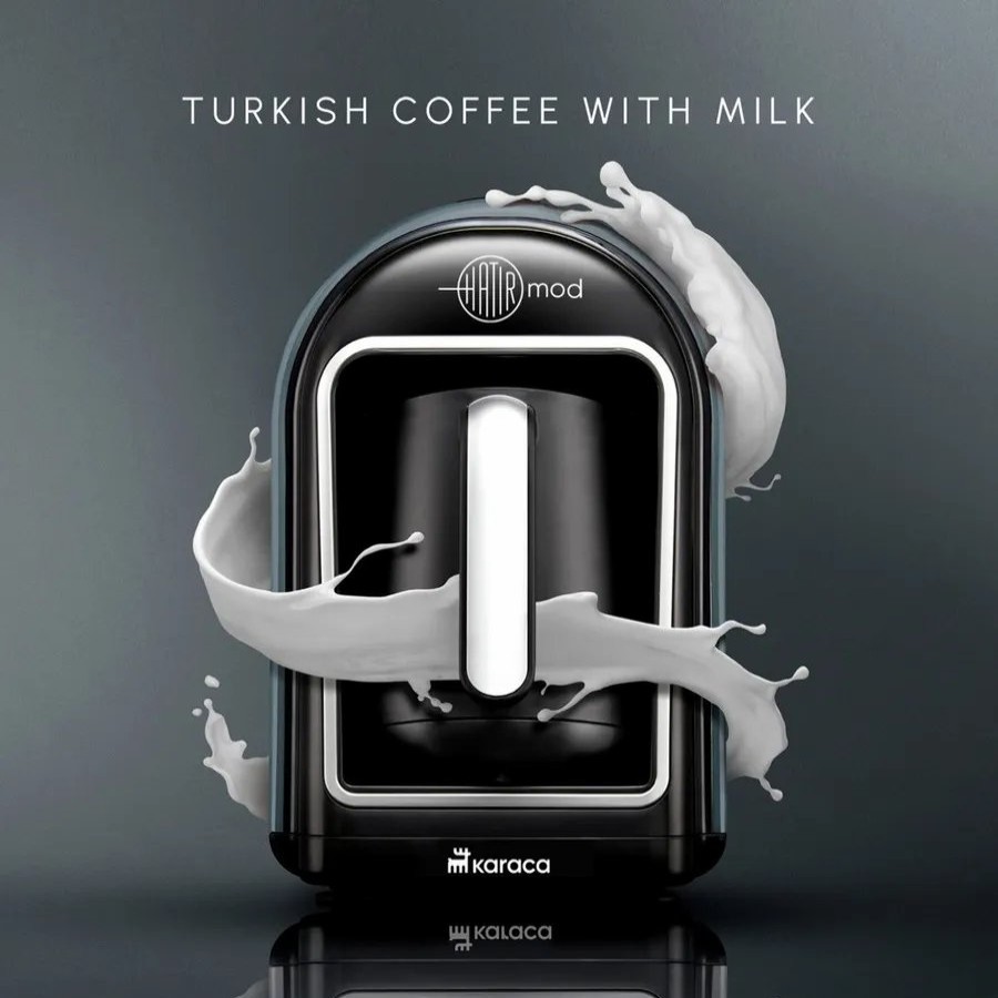 Coffee Machines | Karaca Karaca Hatir Mod Turkish Coffee Machine And Milk Steamer, Silver