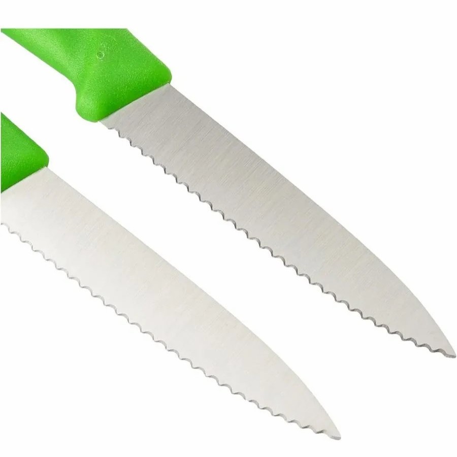 Knife Sets | Victorinox Victorinox 2-Piece Serrated Paring Knife, 8Cm, Green